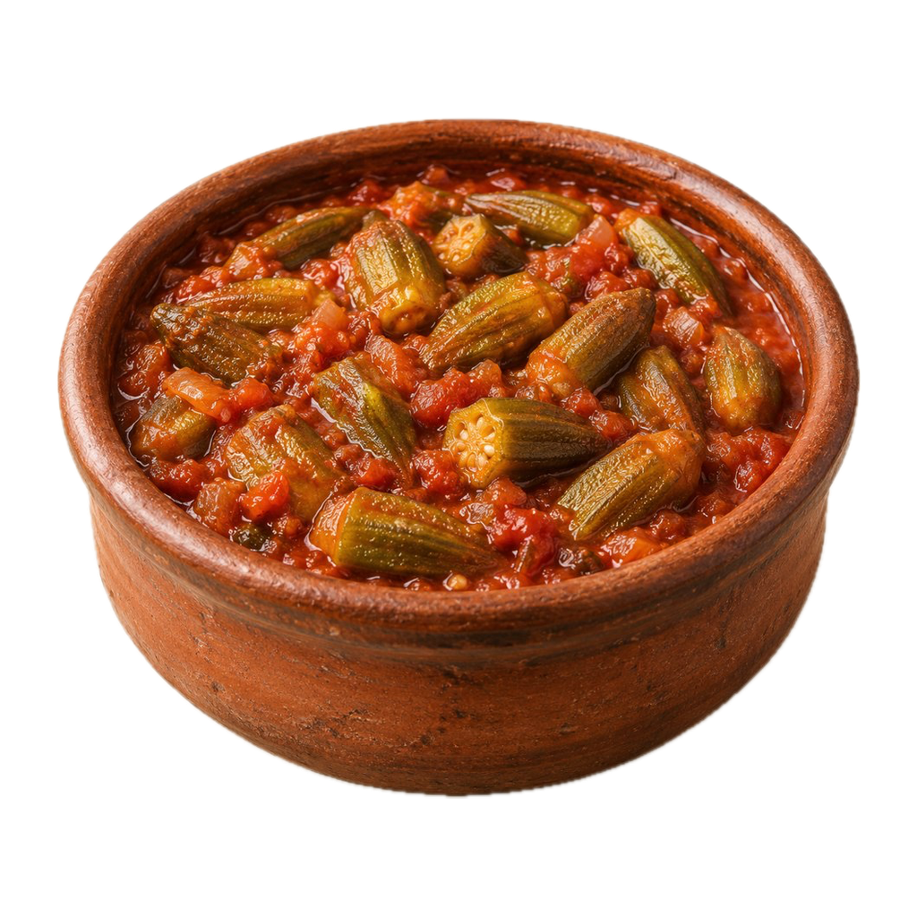 [ABLA-TAJINE-OKRA] طاجن بامية سادة