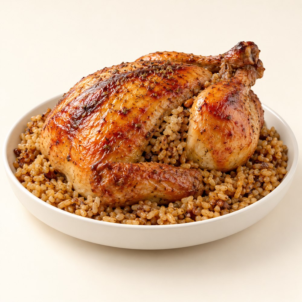 [ABLA-STUFFED-CHICKEN] وجبة فراخ محشية