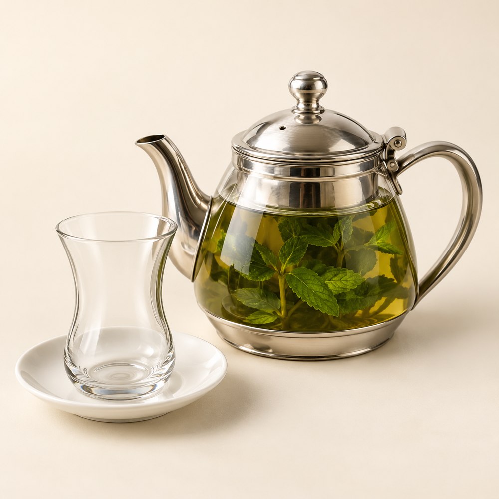 [ABLA-DRINK-GREEN-TEAPOT] براد شاي أخضر