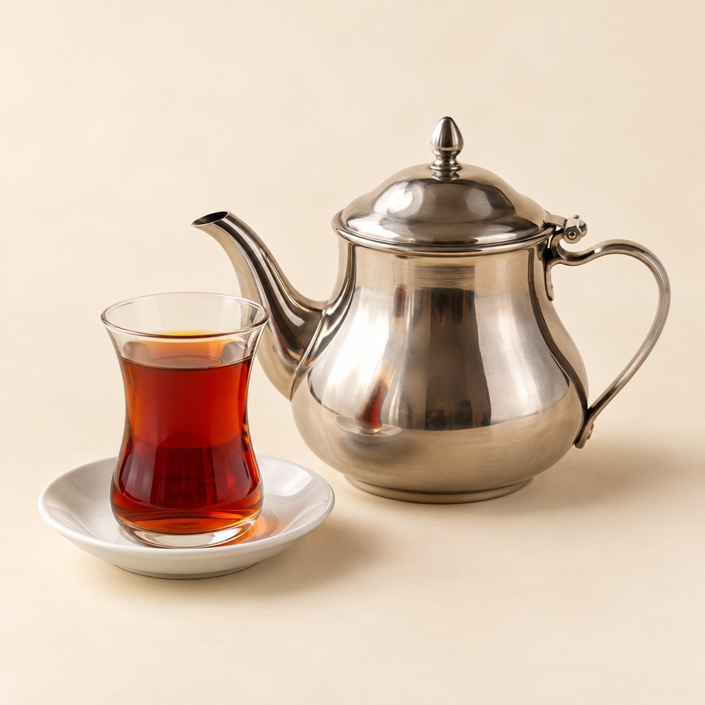 [ABLA-DRINK-RED-TEAPOT] براد شاي أحمر