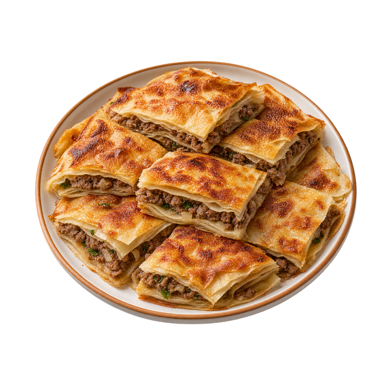 [WAZ-MENU-SIDE-20] Meat Roqaq Tray