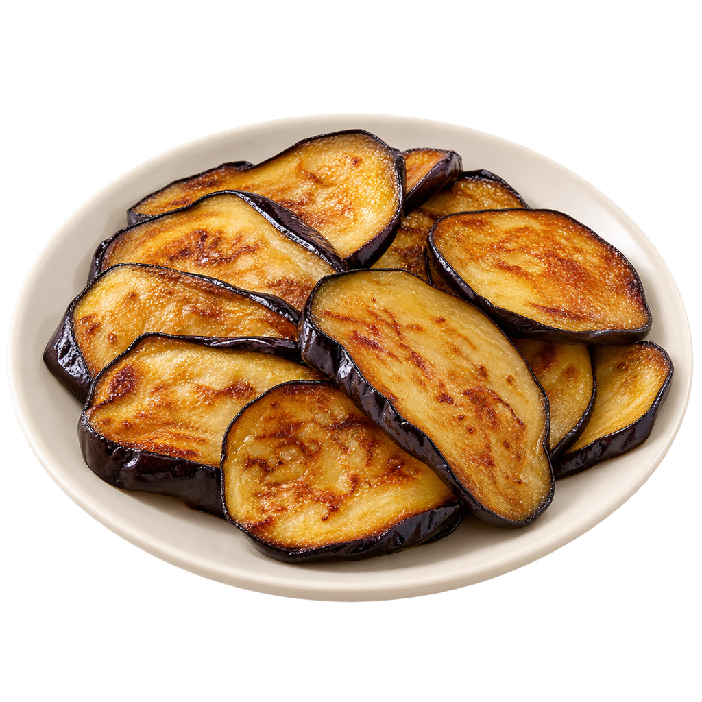 [RAYAN-MENU-PLATE-02-1] Eggplant Plate (صغير)