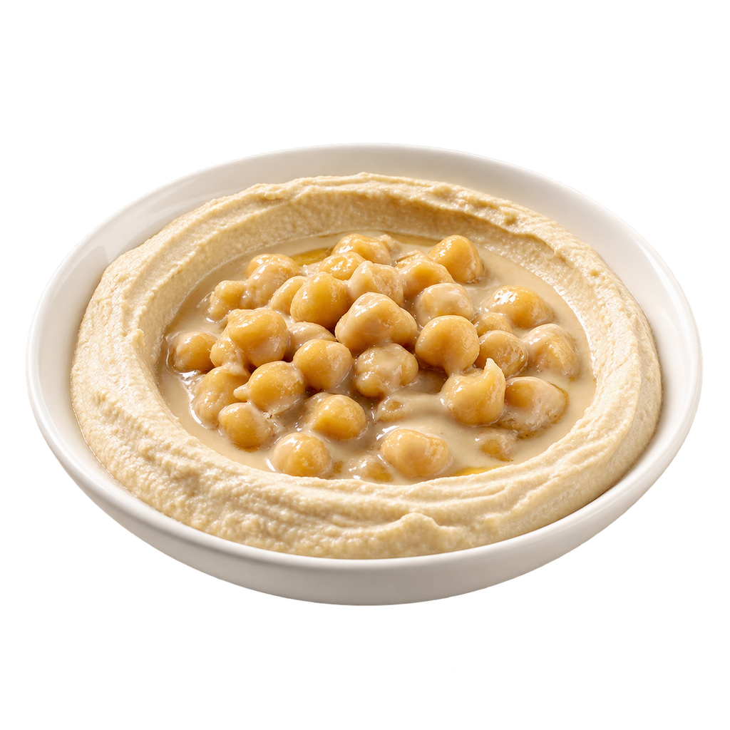 [RAYAN-MENU-PLATE-08-1] طبق حمص حب بالطحينة (صغير)