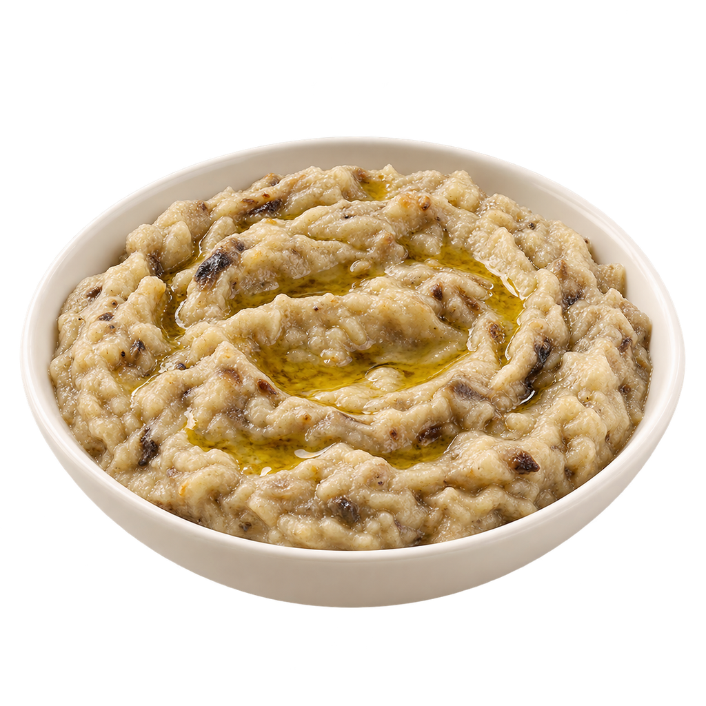 [RAYAN-MENU-PLATE-09-1] Baba Ghanoush Plate (صغير)