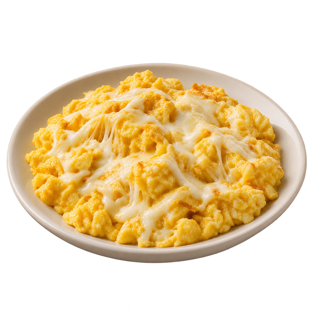 [RAYAN-MENU-PLATE-13] طبق بيض وجبنة موتزاريلا