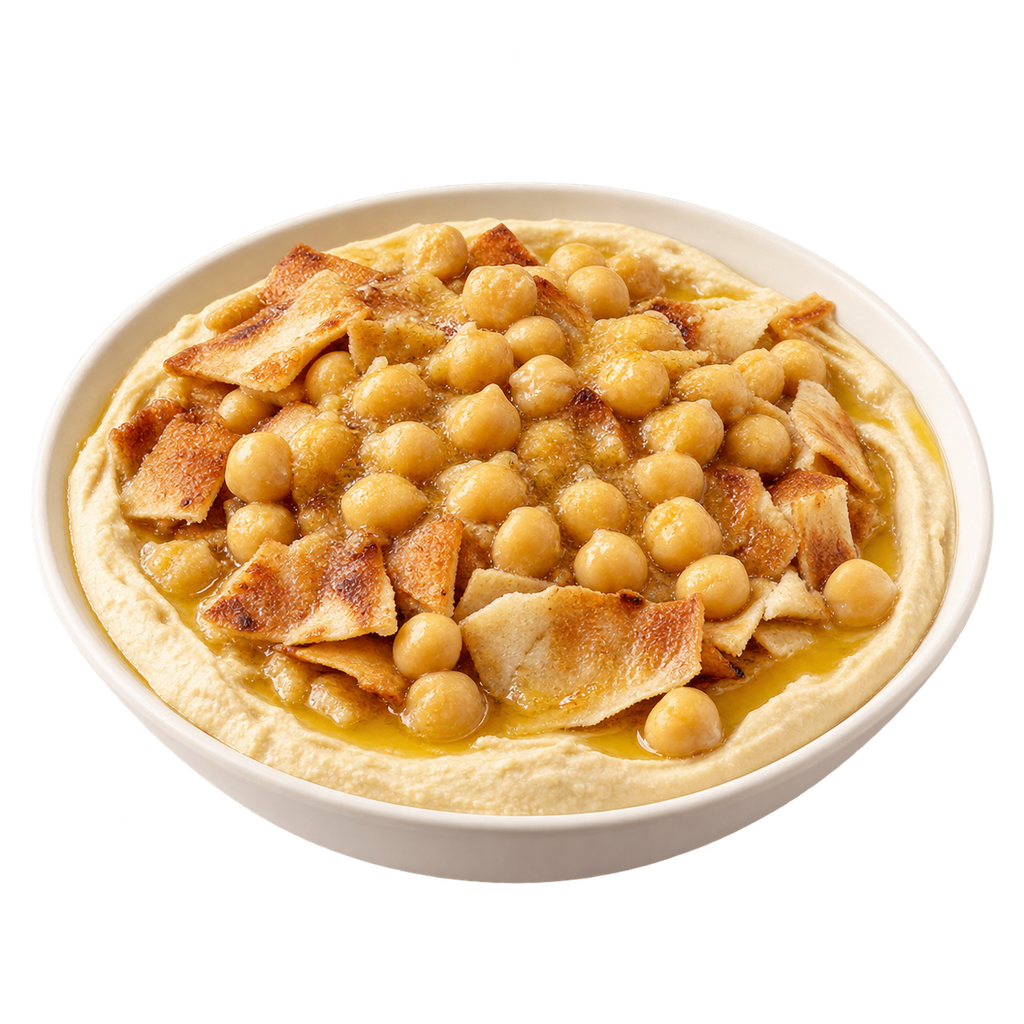 [RAYAN-MENU-FATTEH-01-1] Chickpea Fatteh with Ghee (وسط)
