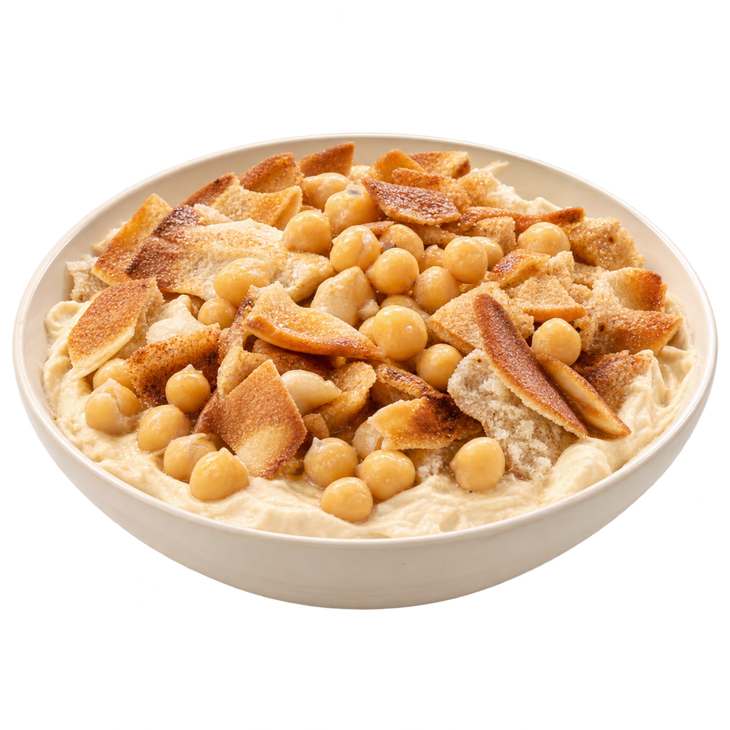 [RAYAN-MENU-FATTEH-02-1] فتة حمص بالفقسة (وسط)