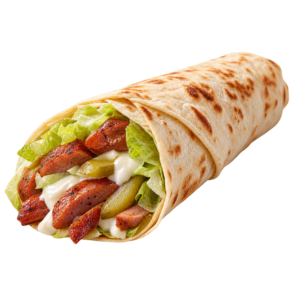 [RAYAN-MENU-WESTERN-02-1] Mexican Sausage Sandwich (صاج)