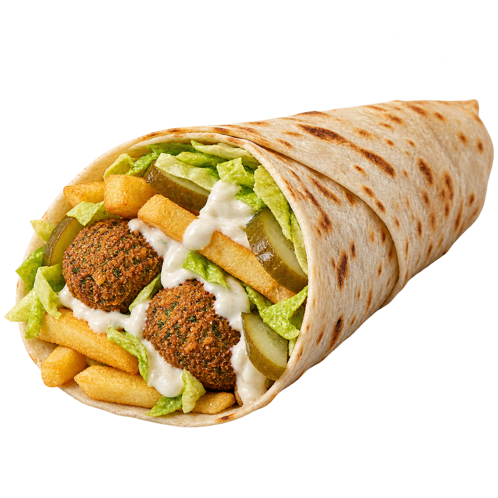 [RAYAN-MENU-MIX-01-1] سندوتش بطاطس وفلافل (صاج)