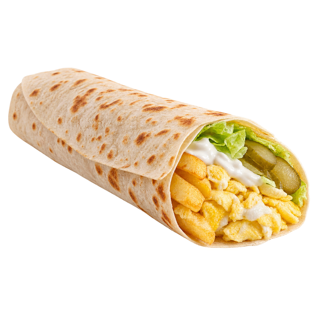 [RAYAN-MENU-MIX-04-1] Fries and Omelette Sandwich (صاج)