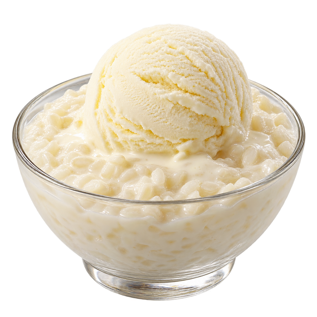 [TASTY-MENU-RICE-002] Rice Pudding with Ice Cream