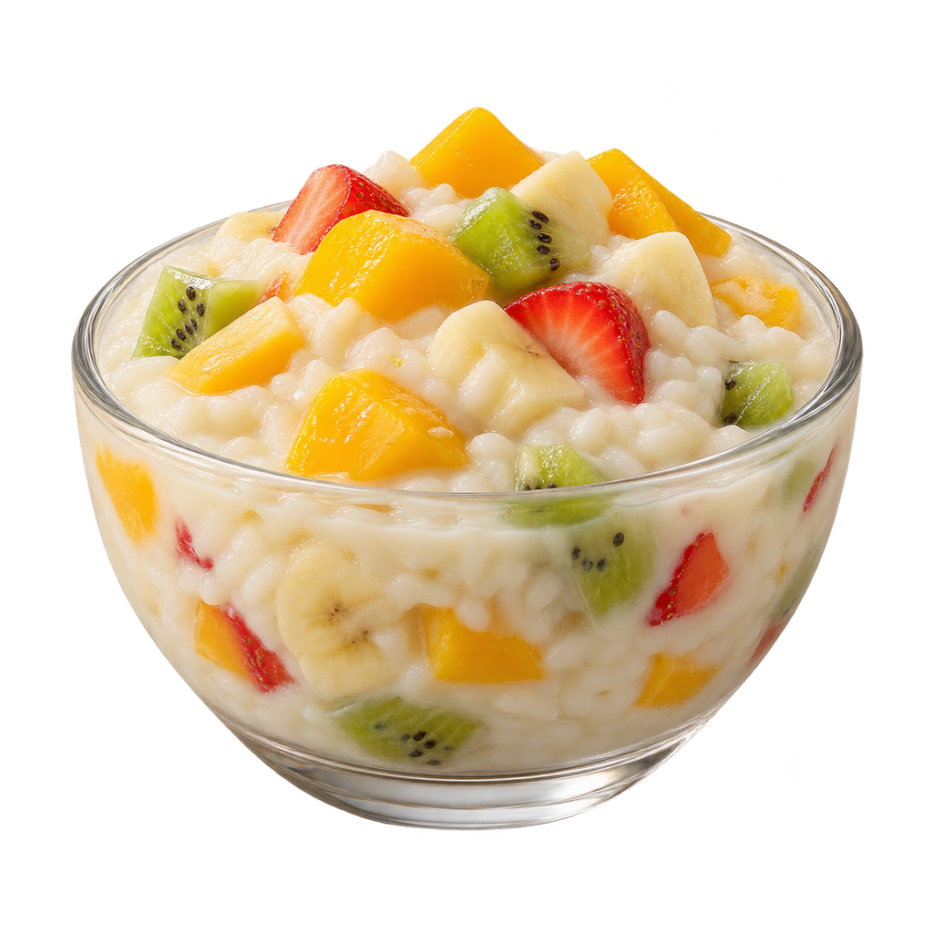 [TASTY-MENU-RICE-005] Rice Pudding with Fruit