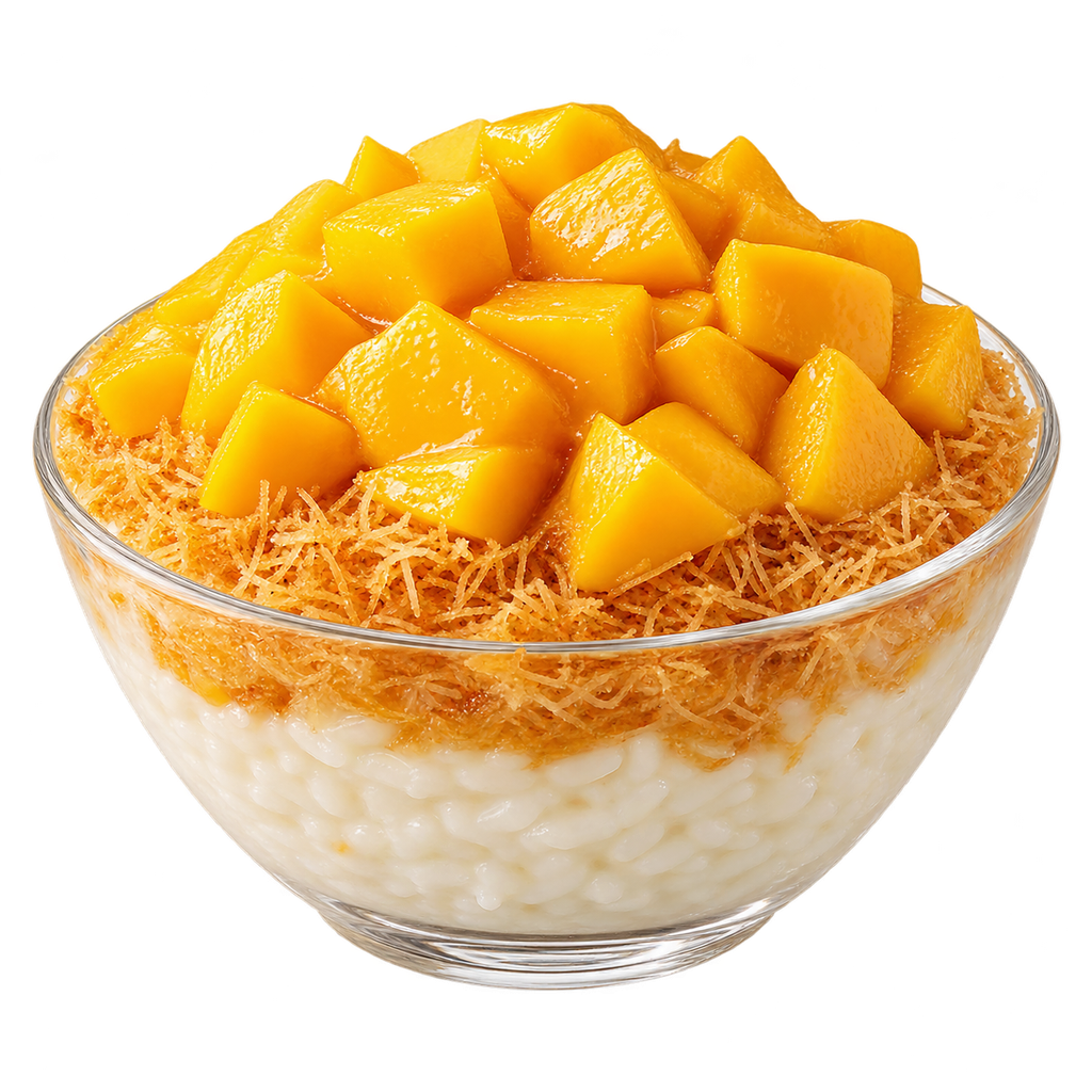 [TASTY-MENU-RICE-011] Rice Pudding, Kunafa and Mango