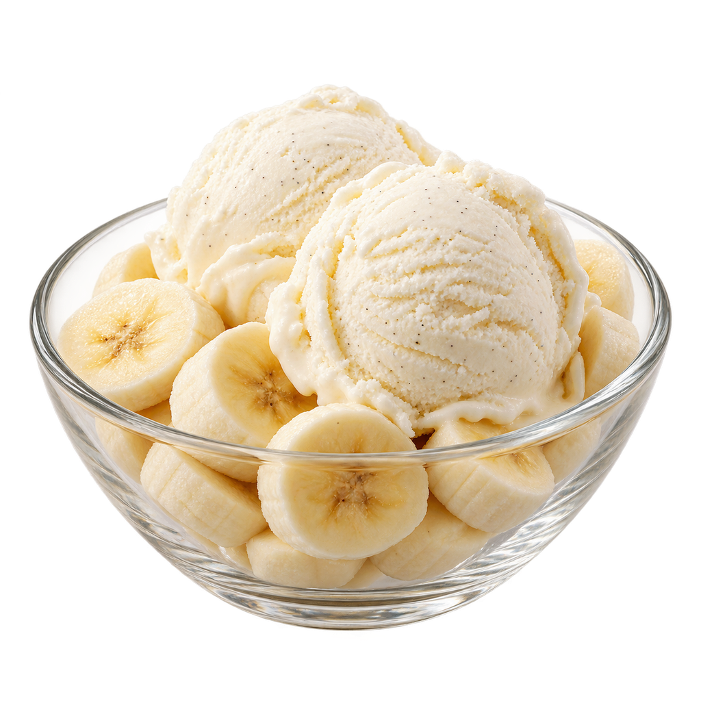 [TASTY-MENU-FRUIT-BOWL-007] Banana with Ice Cream