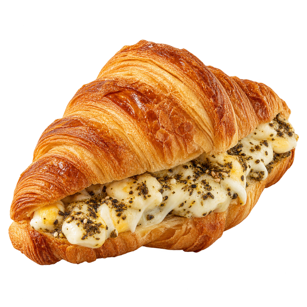 [CROISSANT-MENU-019] مكس أجبان مع زعتر