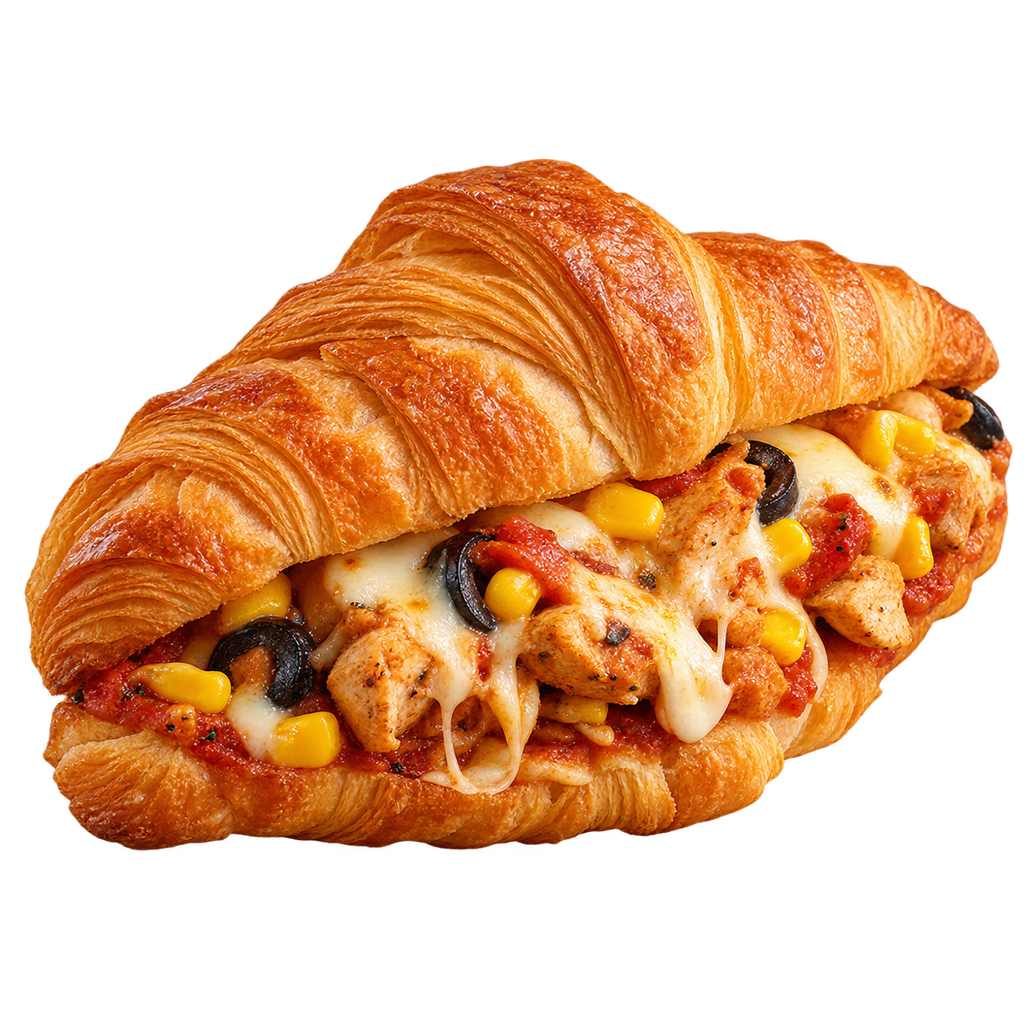 [CROISSANT-MENU-046] بيتزا فراخ كرواسون