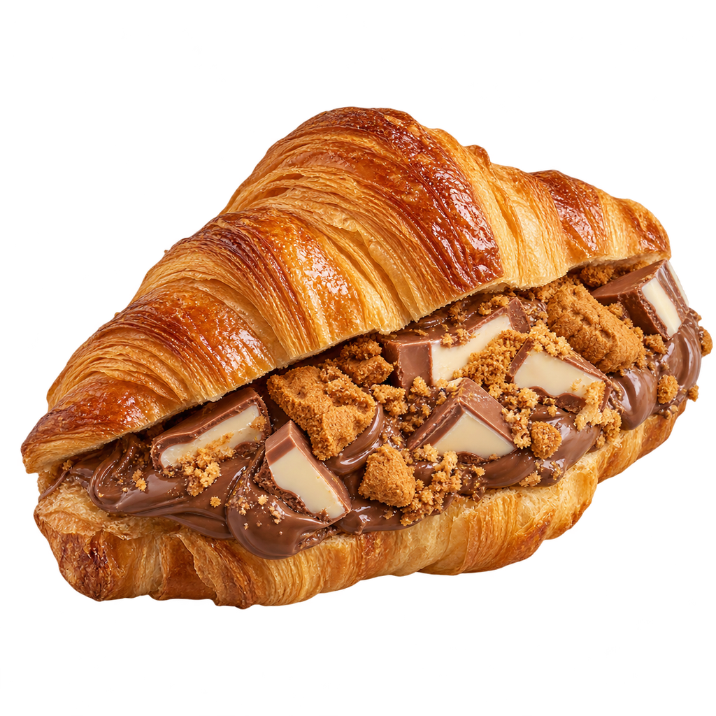 [CROISSANT-MENU-066] كرواسون نوتيلا مع كندر ولوتس
