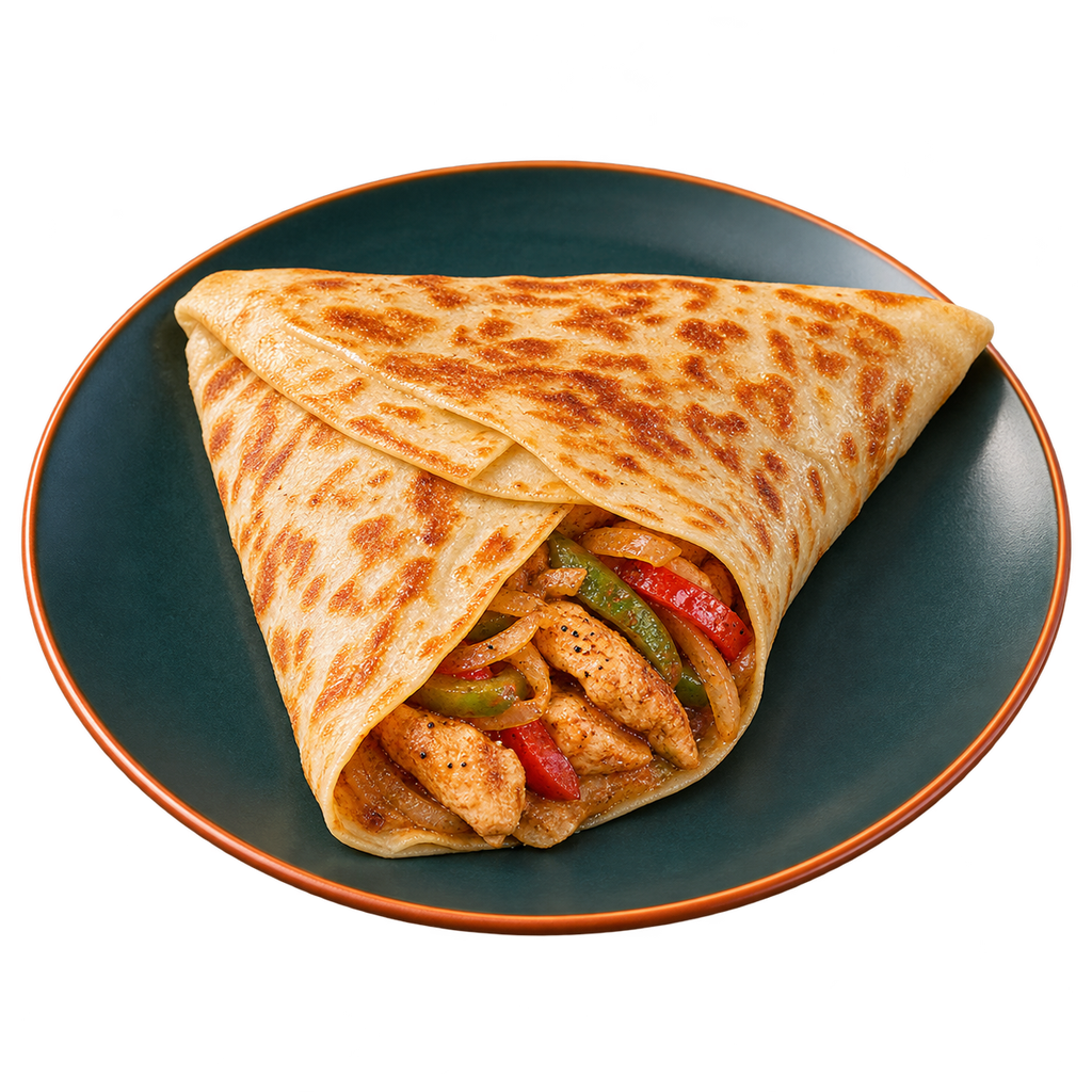 [SPICY-MENU-CHICKEN-11-1] Chicken Fajita Crepe (سادة)