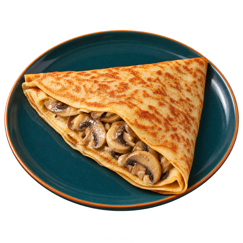 [SPICY-MENU-MEAT-10-1] Mushroom Crepe (سادة)