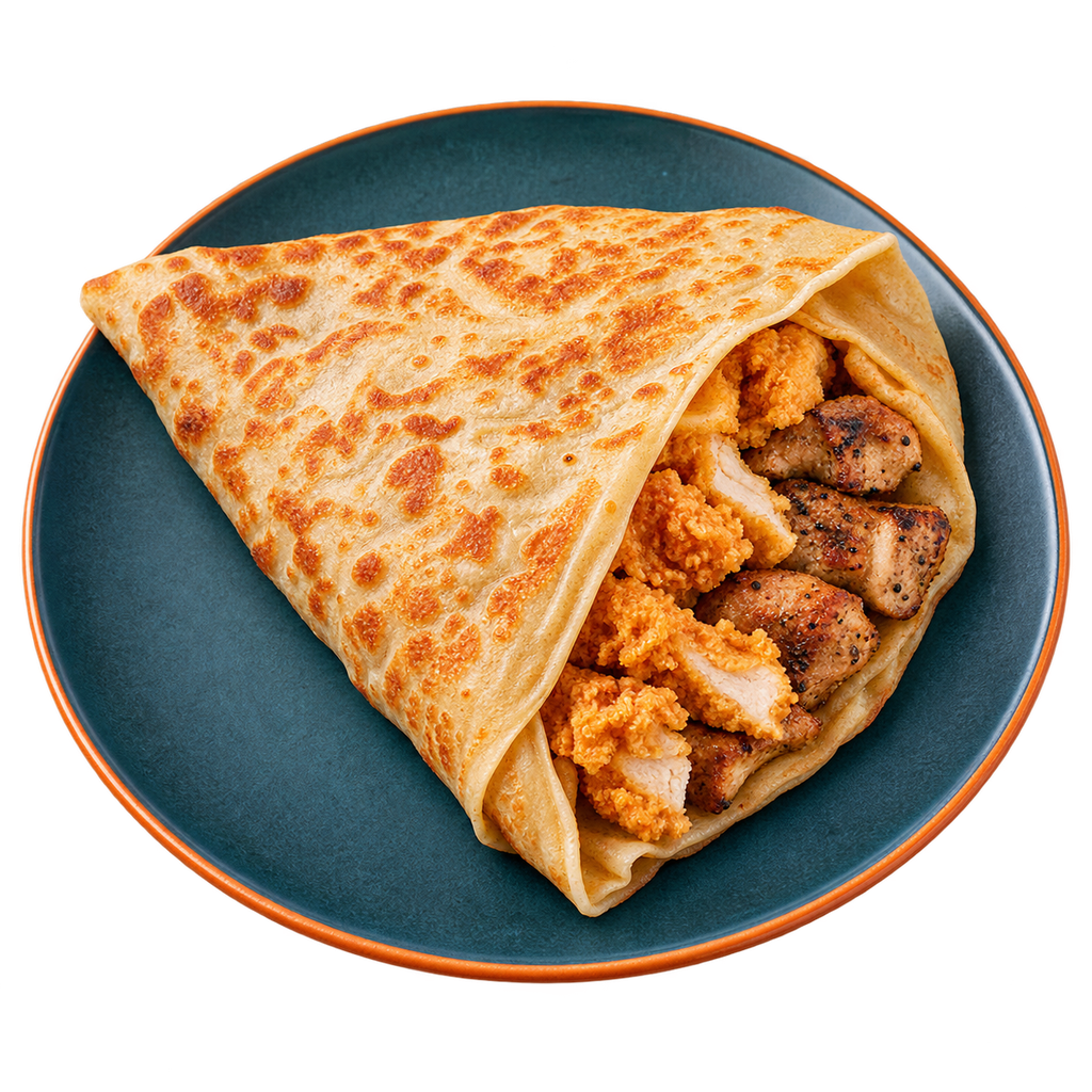 [SPICY-MENU-MIX-06-1] كريب كريسبي على شيش (سادة)