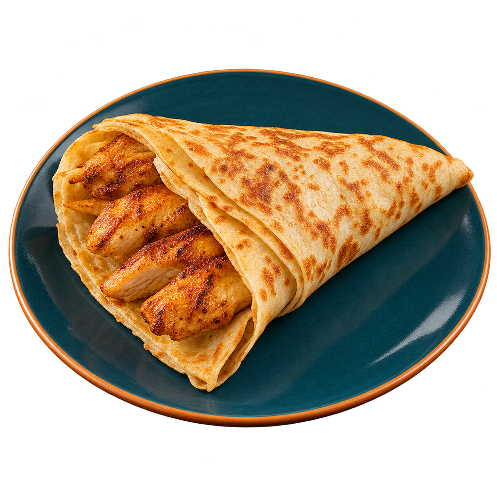 [SPICY-MENU-MIX-10-1] Chicken Strips and Shish Crepe (سادة)
