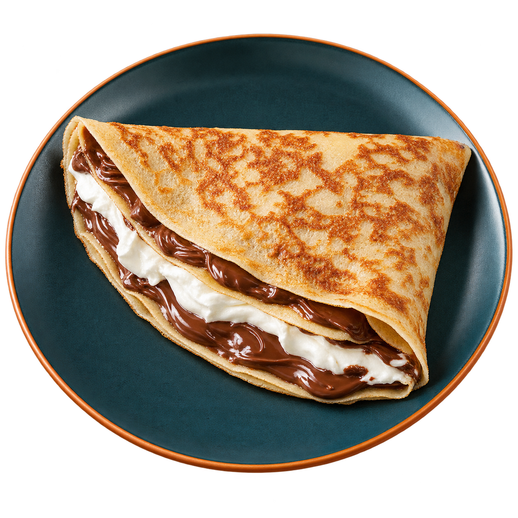 [SPICY-MENU-SWEET-03] Chocolate and Cream Crepe