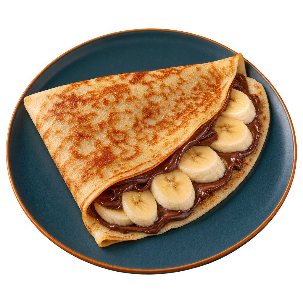[SPICY-MENU-SWEET-11] كريب نوتيلا بالموز