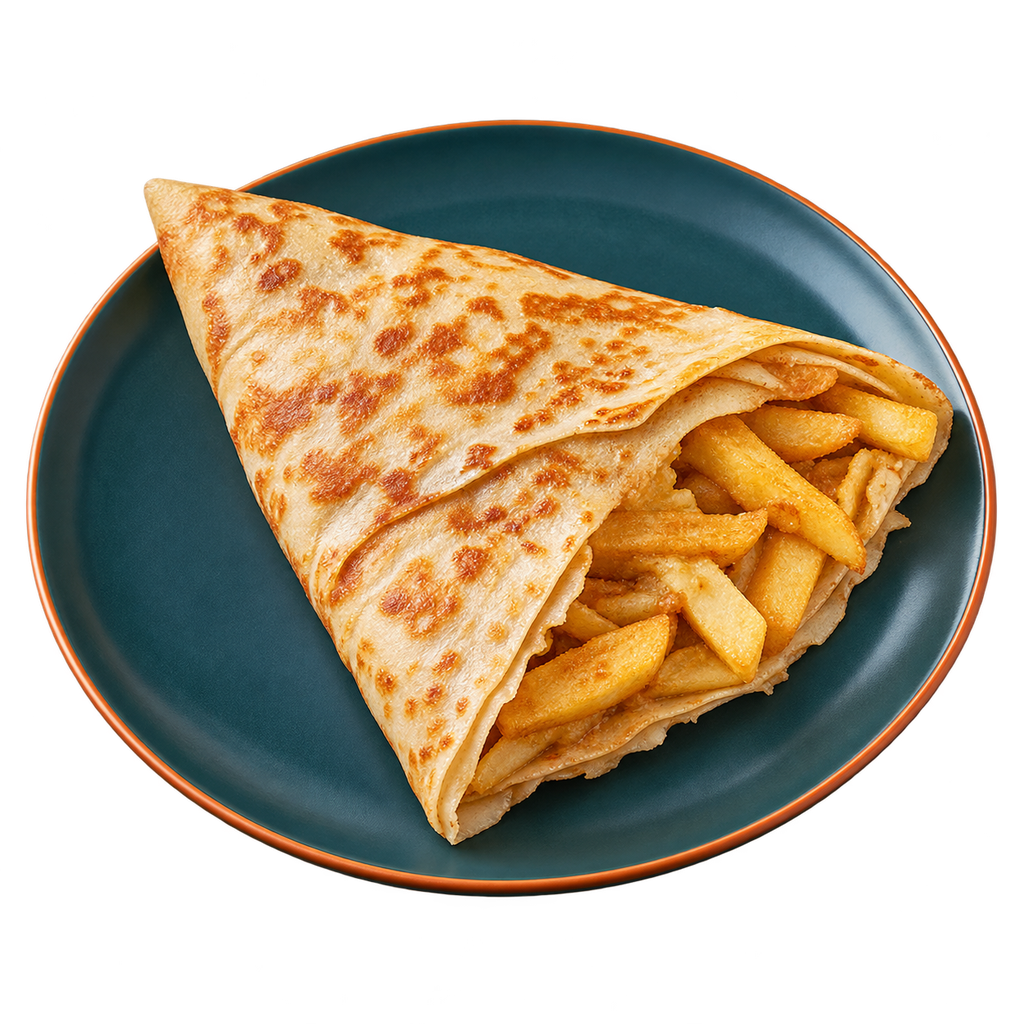 [SPICY-MENU-POTATO-01-1] Fries Crepe (سادة)