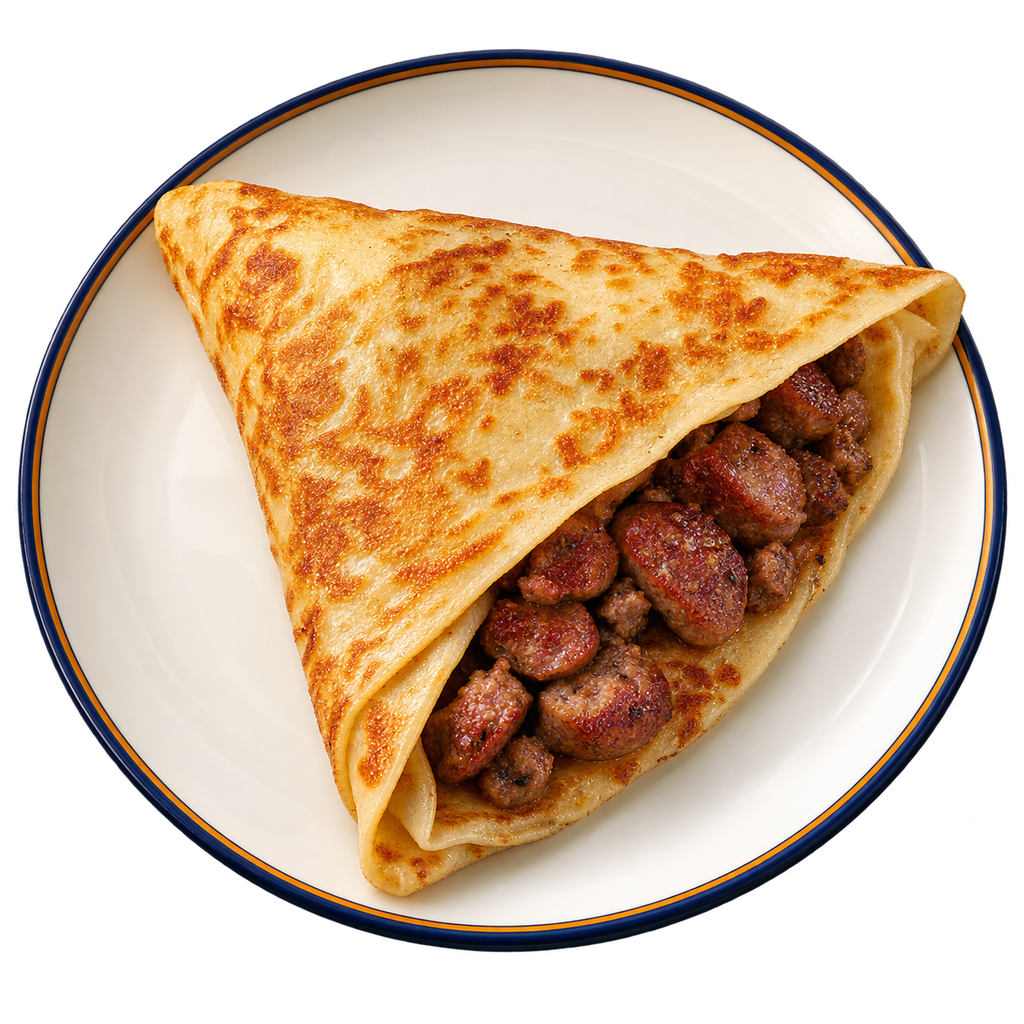 [QANDIL-MENU-CREPE-VARIETY-08] Baladi Sausage Crepe