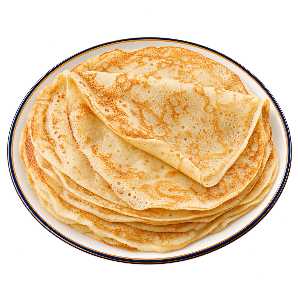 [QANDIL-MENU-CREPE-EXTRA-12] Plain Crepe Bread