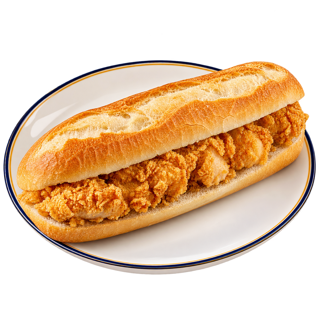 [QANDIL-MENU-SYRIAN-04] Crispy Chicken Baguette