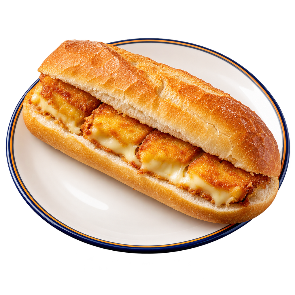 [QANDIL-MENU-SYRIAN-08] Fried Cheese Baguette