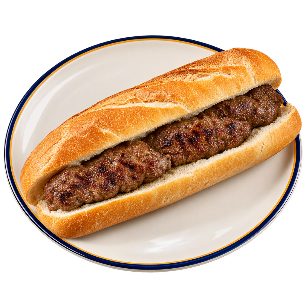 [QANDIL-MENU-SYRIAN-15] Kofta Baguette