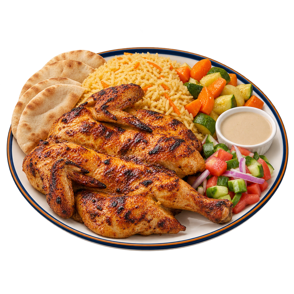 [QANDIL-MENU-GRILLS-07] فرخة شيش مع الأرز