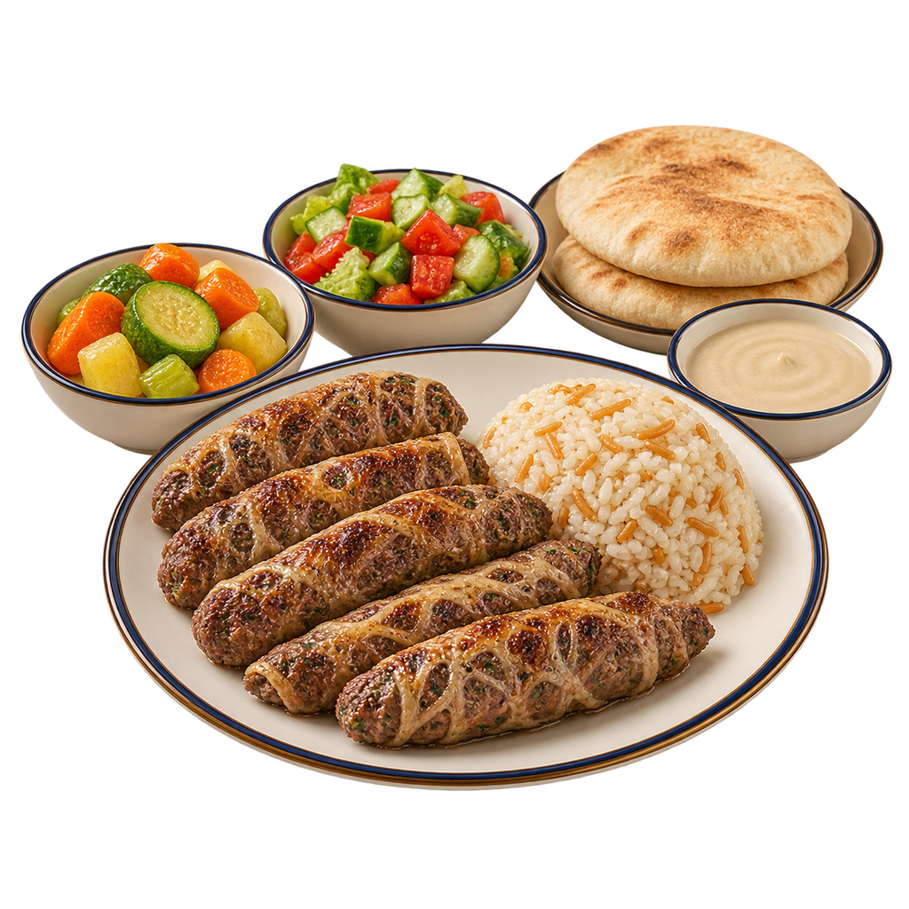 [QANDIL-MENU-GRILL-MEAL-12] Half Tarb Meal
