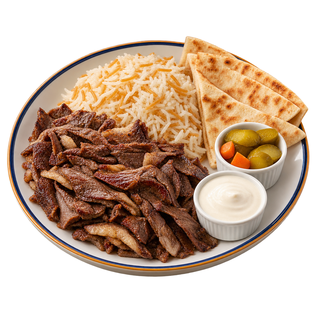 [QANDIL-MENU-SHAWARMA-MEAL-05] وجبة نصف كيلو شاورما لحمة