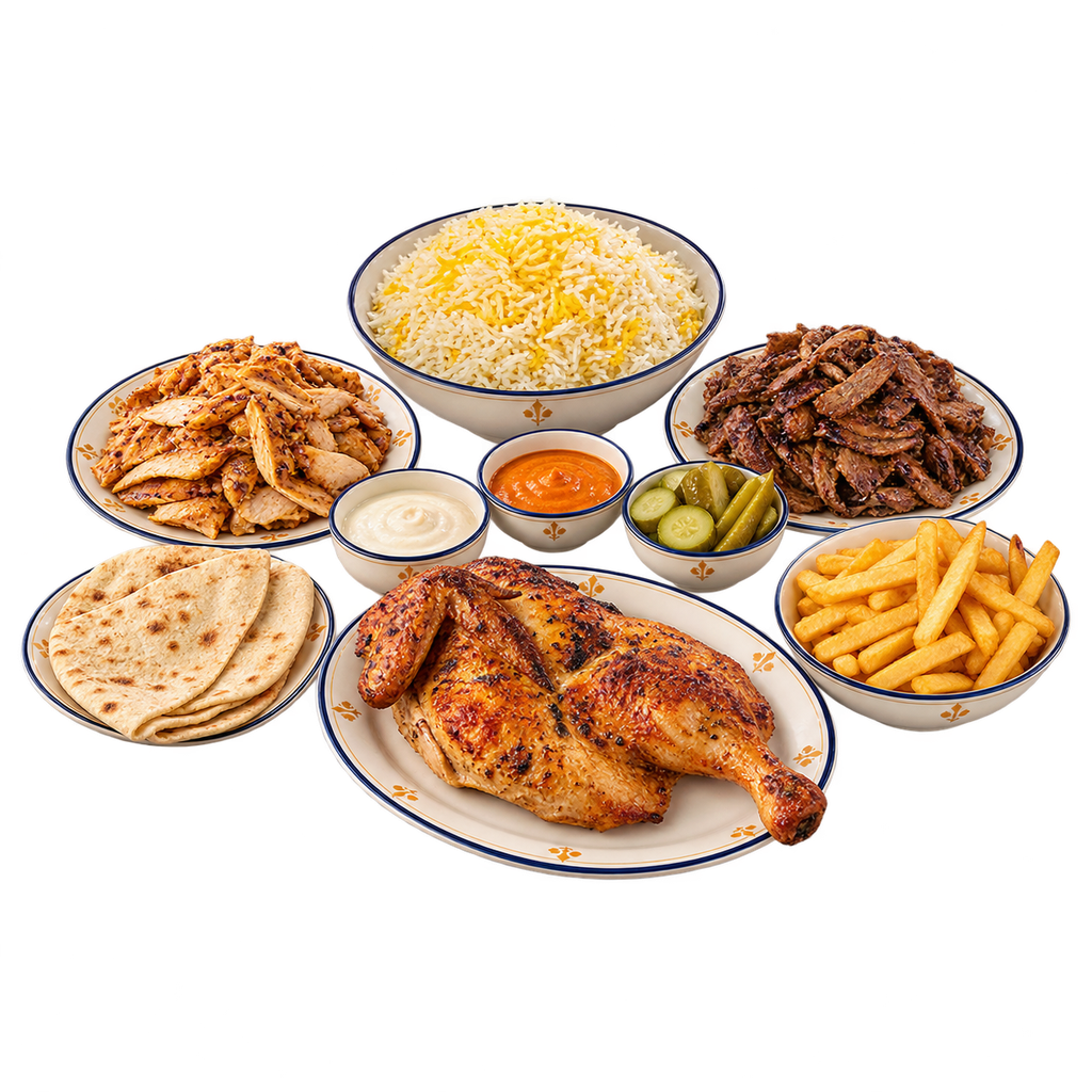 [QANDIL-MENU-SHAWARMA-GROUP-01] Am Qandil Gathering Meal