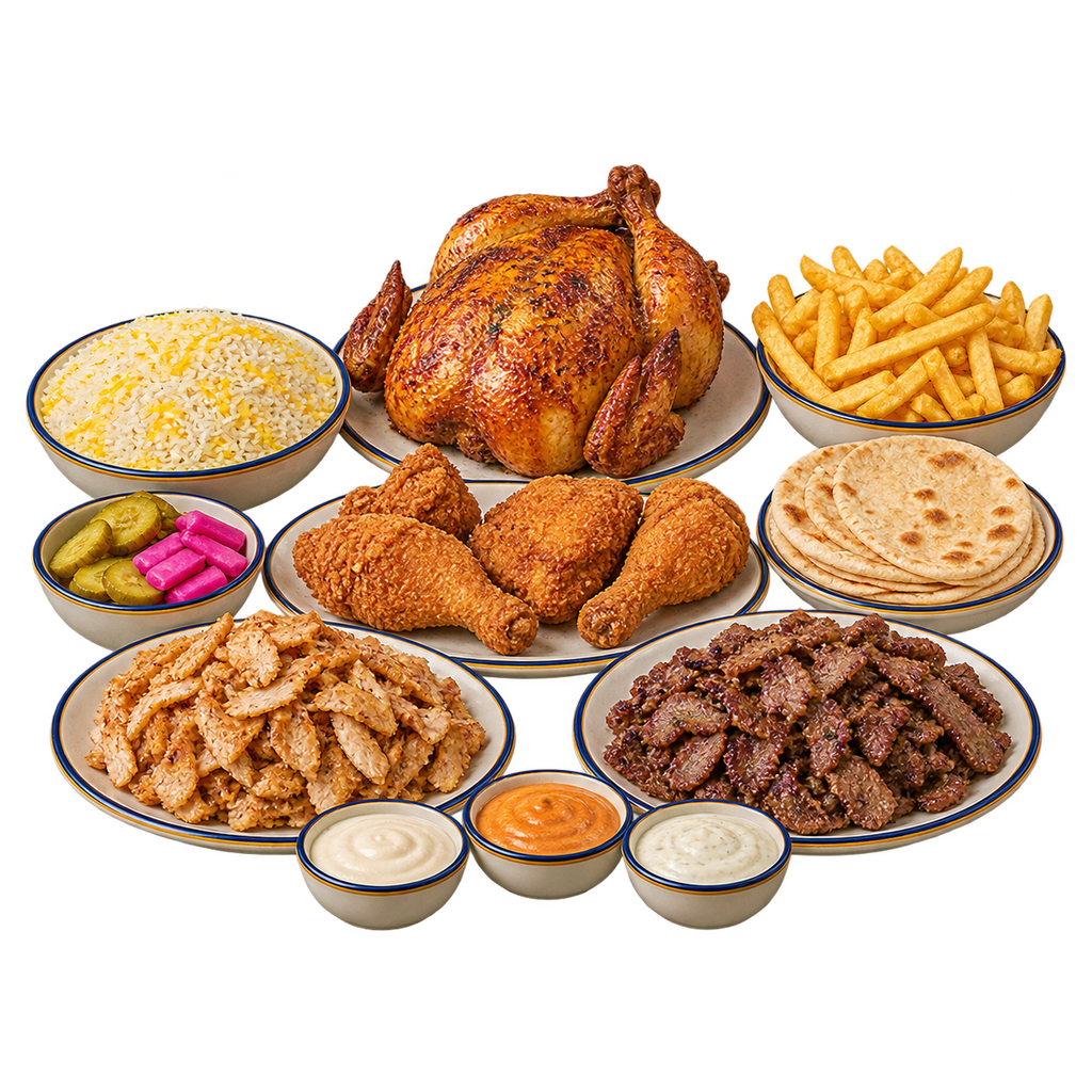 [QANDIL-MENU-SHAWARMA-GROUP-03] وجبة العيلة من عم قنديل