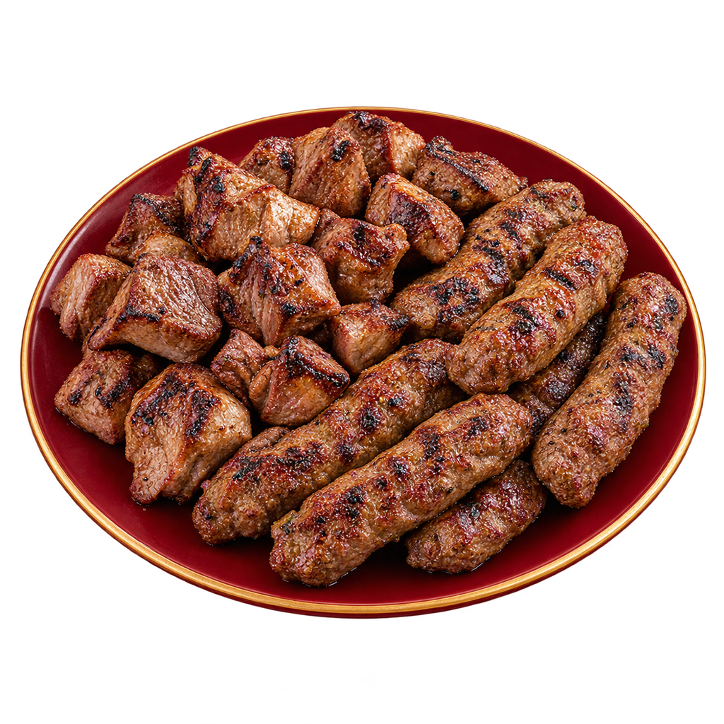 [MADINA-MENU-GRILLS-09-2] Lamb Kebab and Kofta (نصف كيلو)