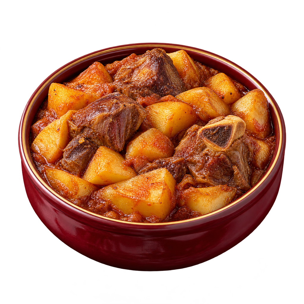 [MADINA-MENU-CASSEROLE-01-1] طاجن خضار باللحمة الضاني (بطاطس)
