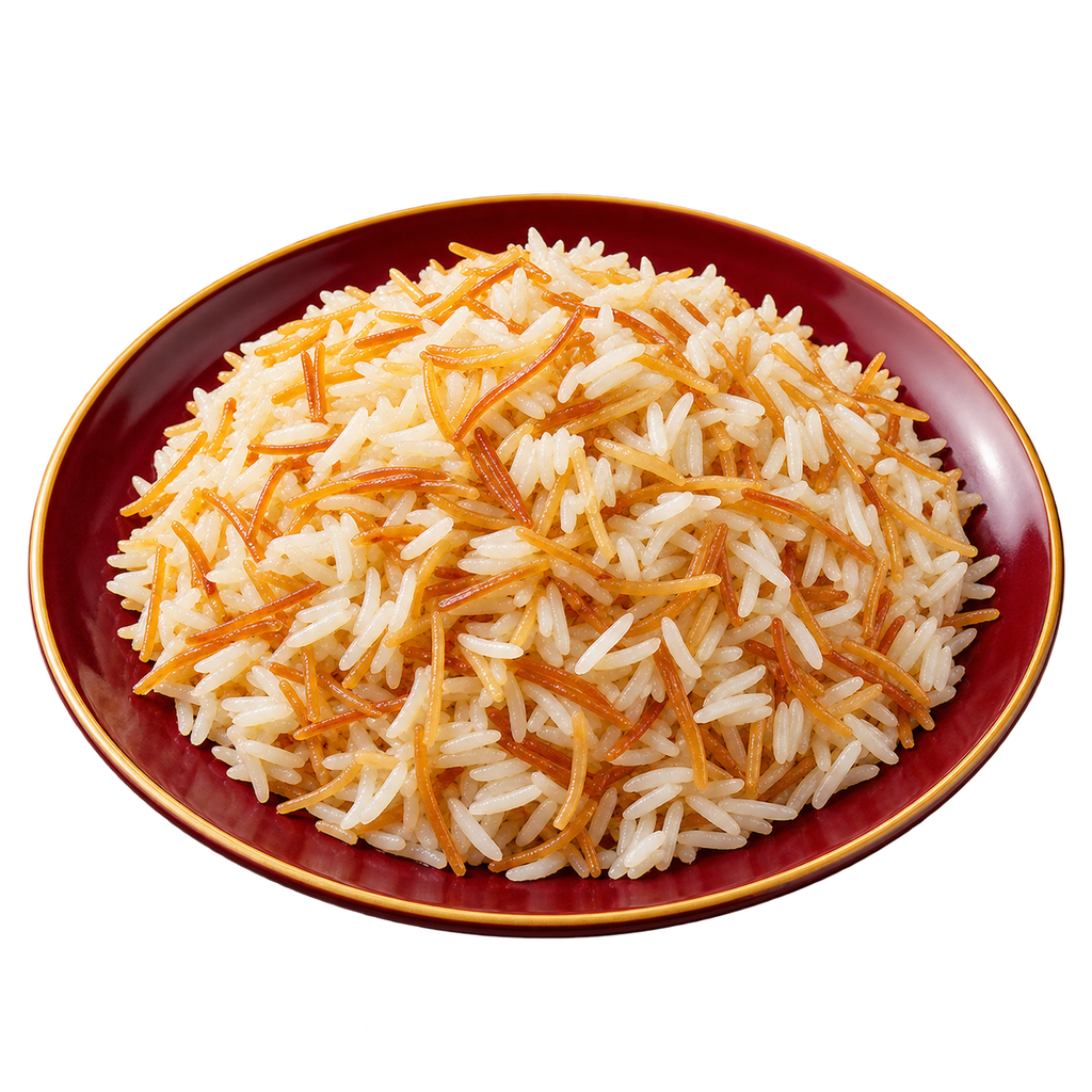 [MADINA-MENU-COOKED-01] أرز أبيض بالشعرية بالزبدة